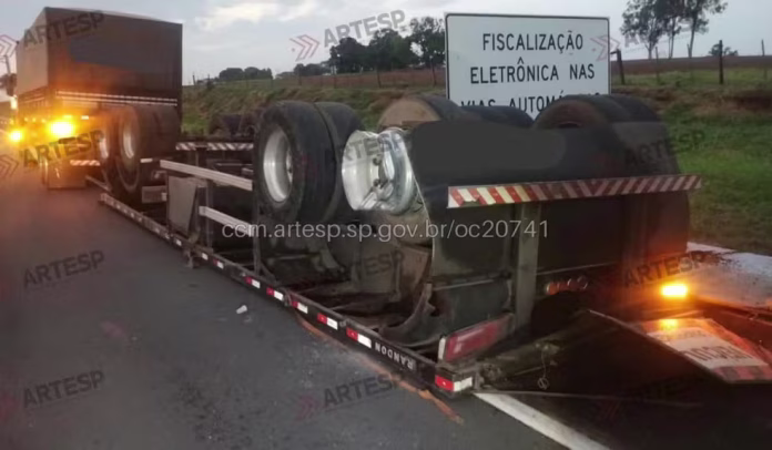 tombamento carreta