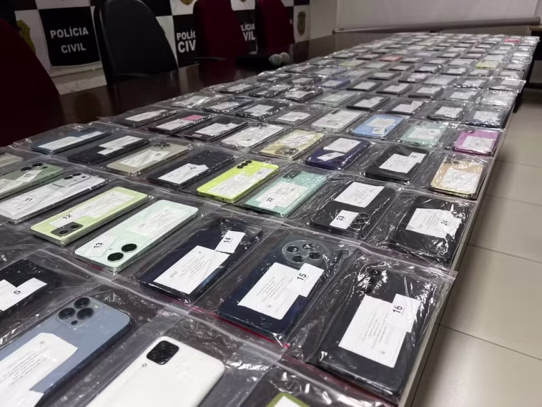 Mais de 300 celulares roubados são recuperados em operação da Polícia Civil na PB