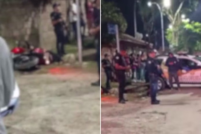 ADOLESCENTE BALEADO Adolescente é baleado em Bertioga